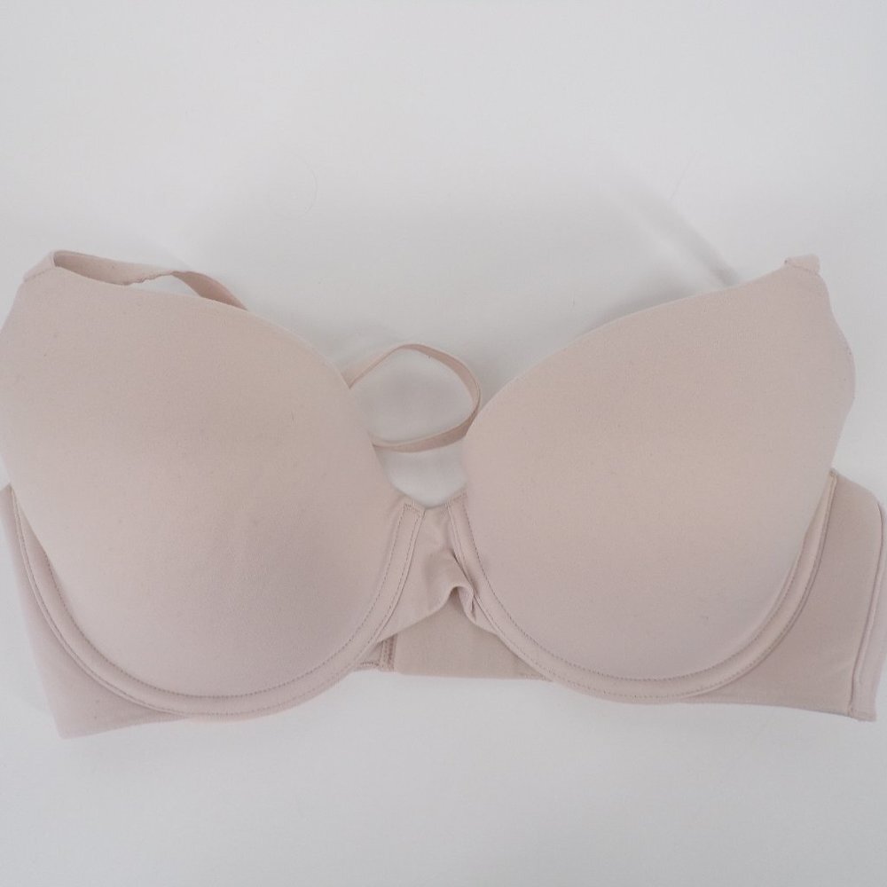 Soma Enbliss Full Coverage Women's 34D Underwire Adjustable Straps Beige Bra